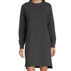 WOODS  Women’s Lawson Crew NeckFrench Terry Long Sleeve Dress.